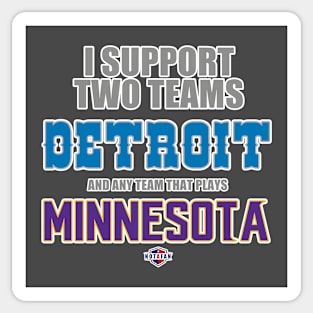 Two Teams Sticker